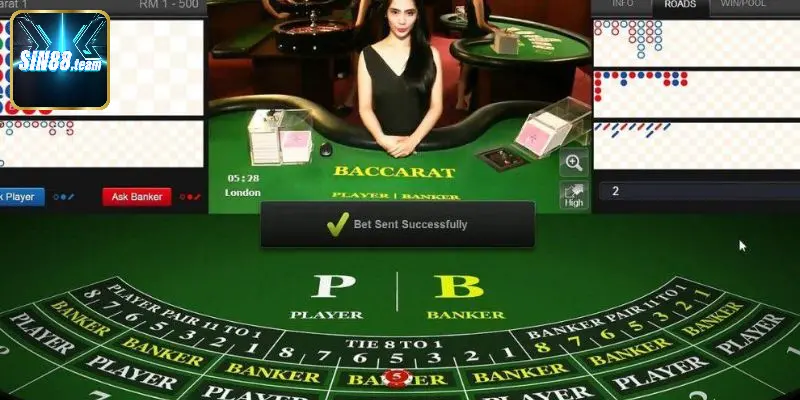 Baccarat sin88 được ví là cơ hội vàng kiếm tiền đơn giản